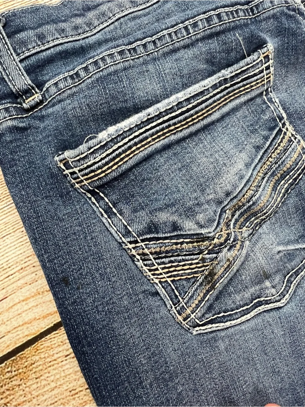BKE Men Jeans 32x30 Straight Blue Denim